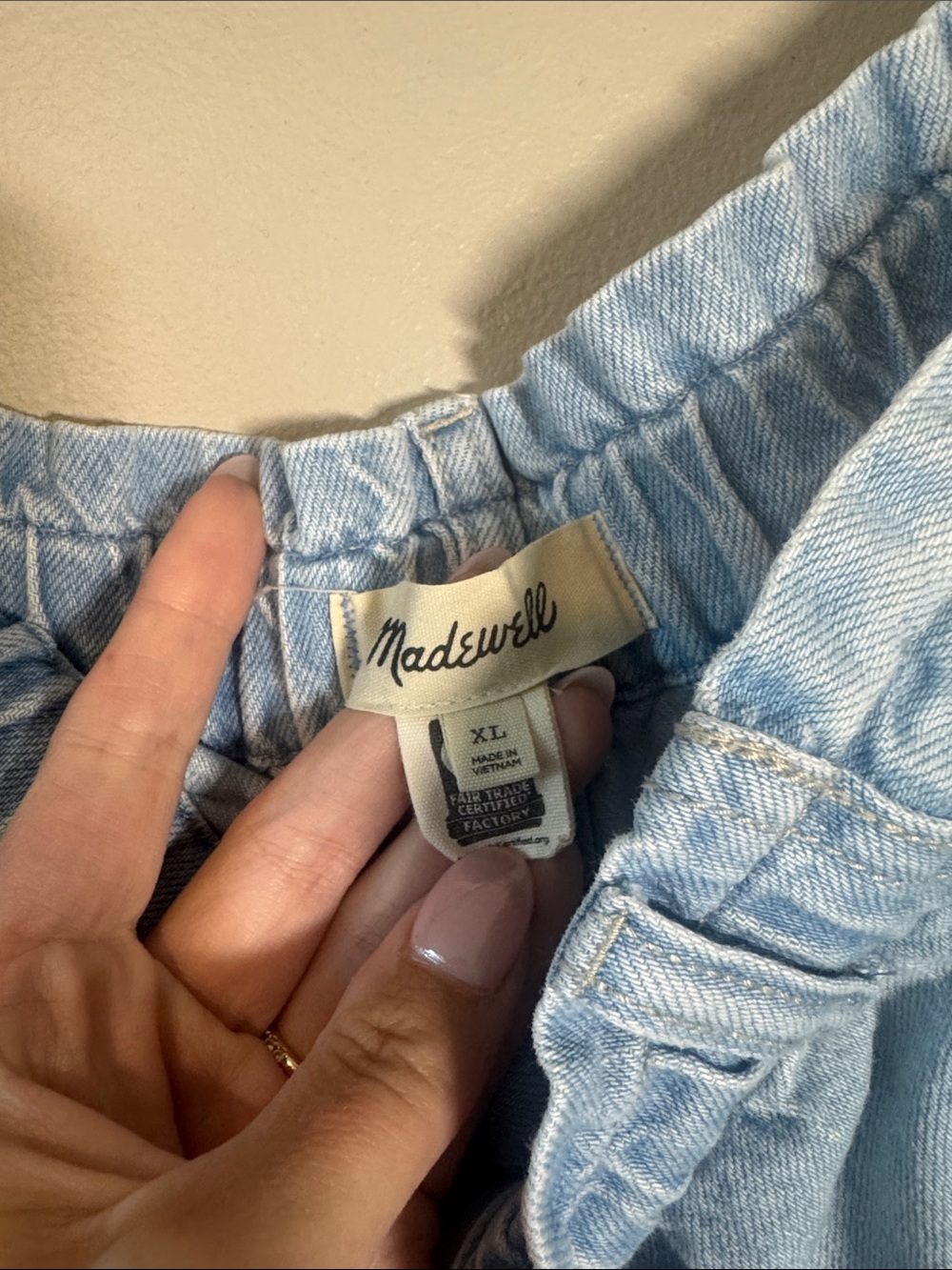 Madewell Tie- Waist Denim Shorts - Picture 9 of 10